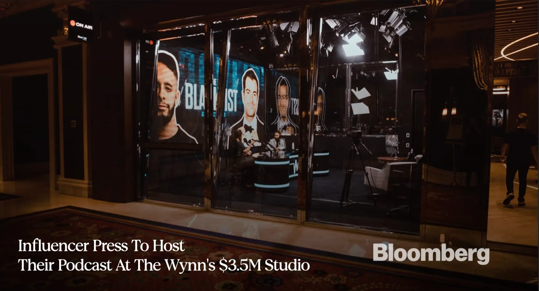 Bloomberg feature: Influencer Press to host their podcast at the Wynn's $3.5M studio